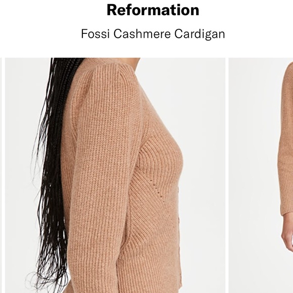 Reformation Fossi Cashmere Cardigan - Picture 3 of 8